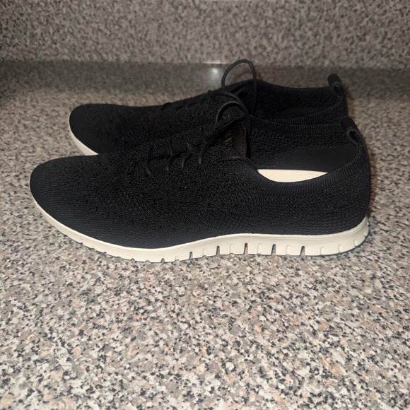 Cole Haan Shoes - Cole Haan Zerogrand Stitchlite Womens 8.5B Black Knit Oxford Shoes Comfort